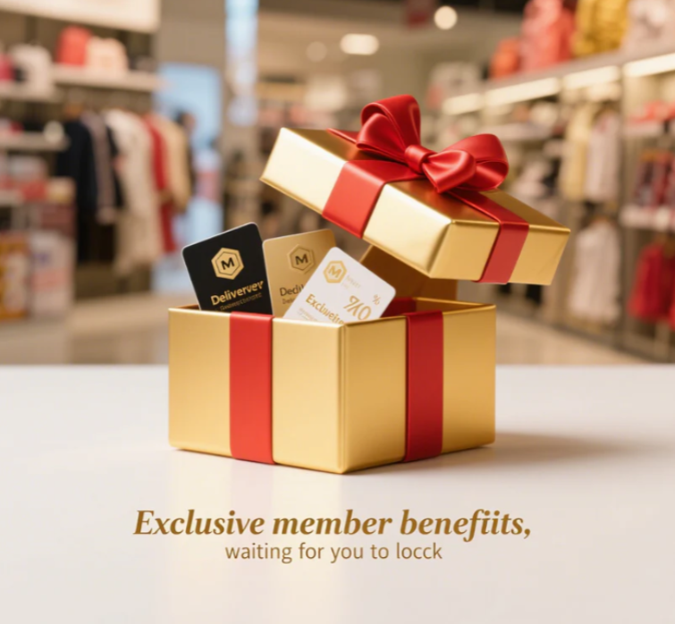 Exclusive member benefits,waiting for you to unlock